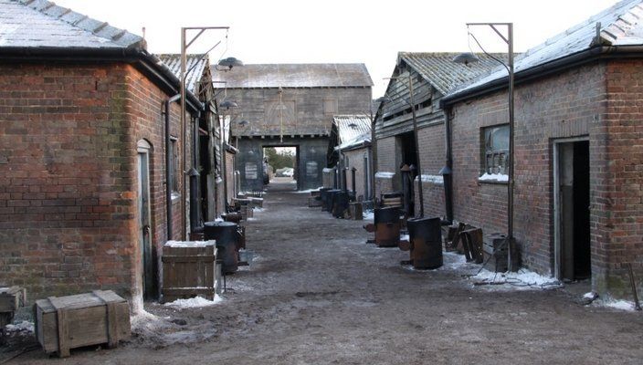 Luton Hoo Estate is a former farm / industrial area kept in tact for filming purposes