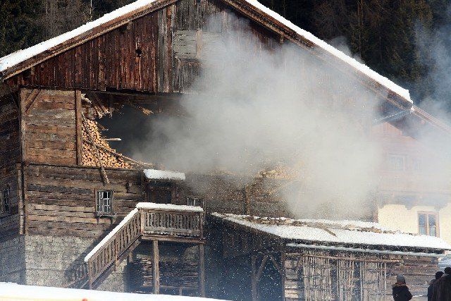 Action scenes in Obertilliach, Austria