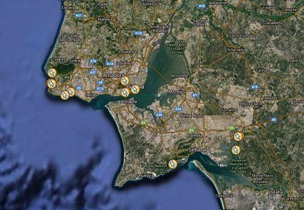 Portugal location map Portugal location map
