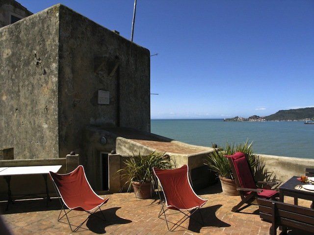 The roof top terrace as it looks today
