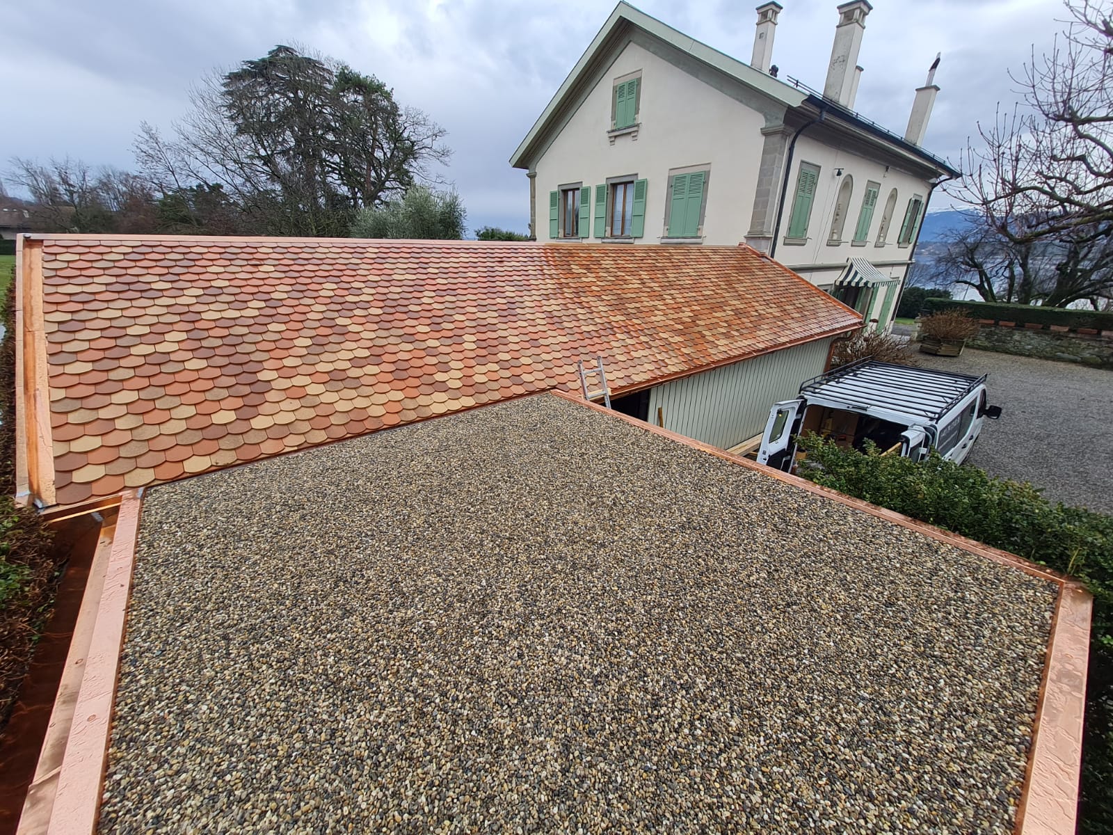 Couverture toit maison