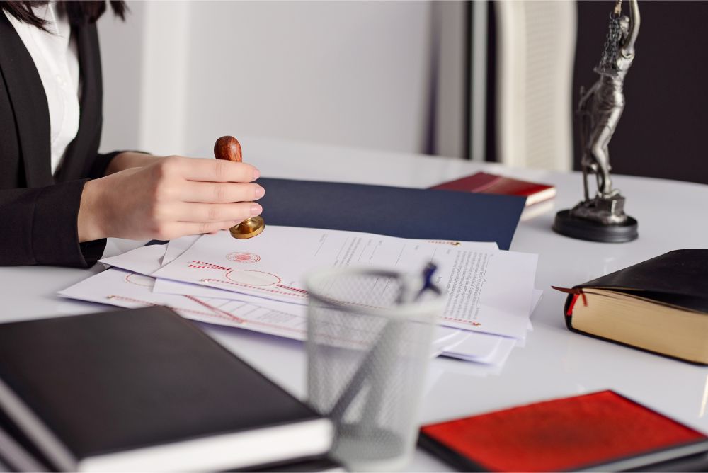 preparazione di un documento legale