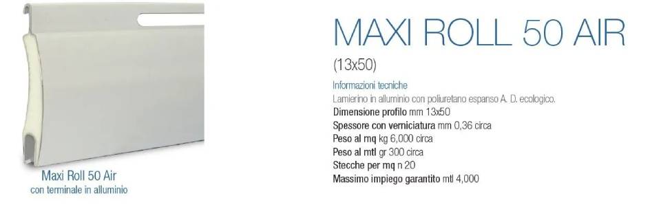 Tapparella Maxi Roll 50 Air