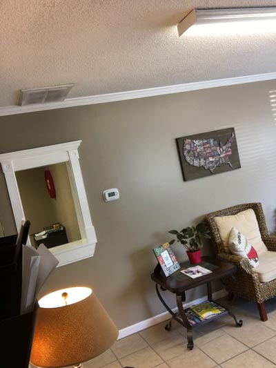 Inside the office - rust repairs in Birmingham, AL