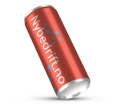 Nybedrift.no energidrikk Nybedrift.no energidrikk