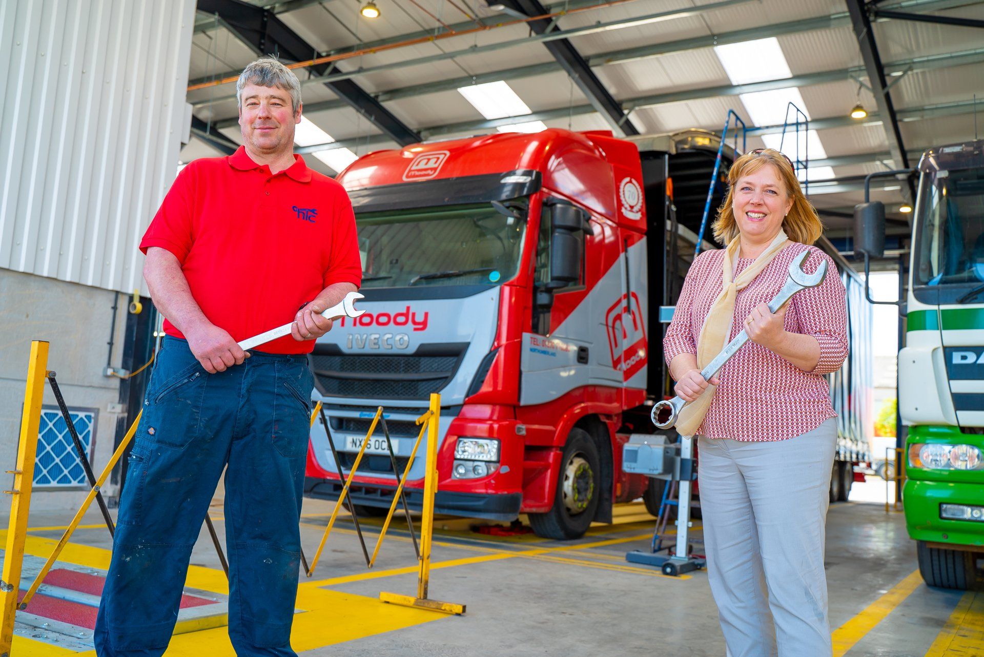 Gavin Cape with Group MD Caroline Moody