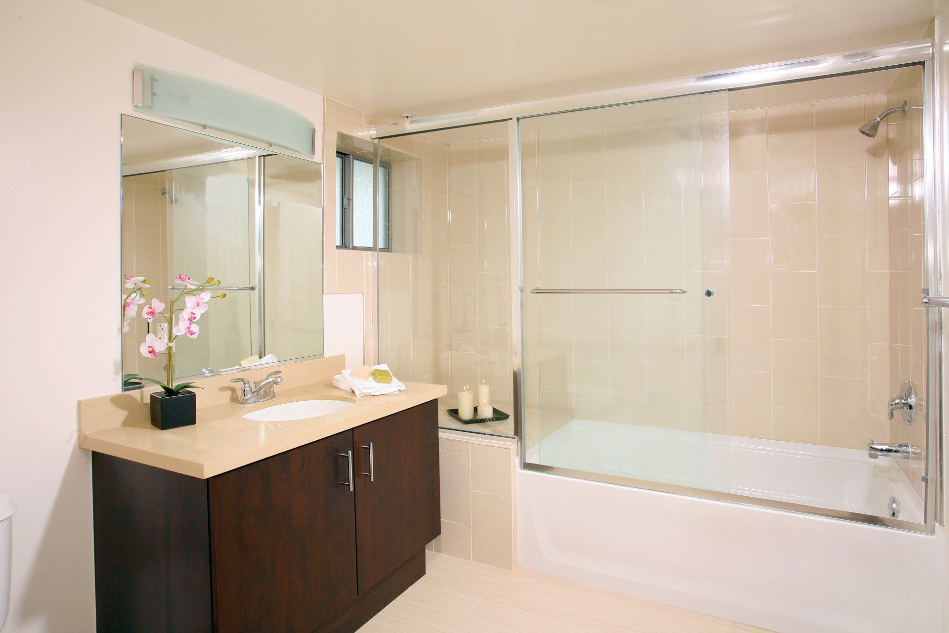 shower and sink