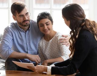Couple Consulting to a Lawyer — New York City, NY — Jaclyn M. Miller Attorney at Law Couple Consulting to a Lawyer — New York City, NY — Jaclyn M. Miller Attorney at Law