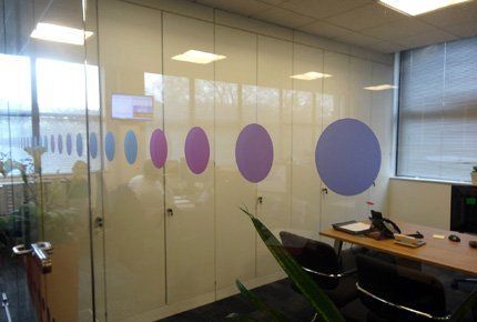 Corporate window graphics