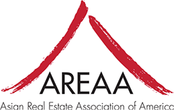 A logo for the asian real estate association of america