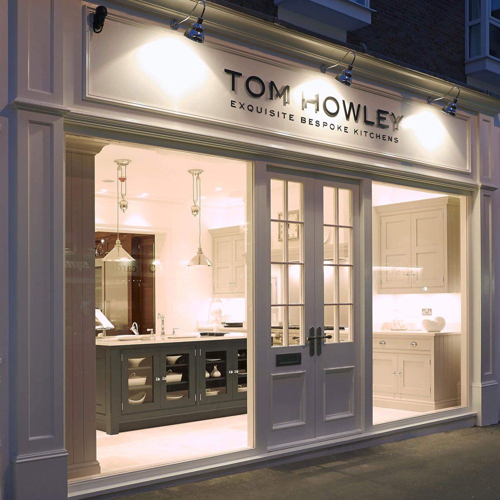 newly built kitchen showroom
