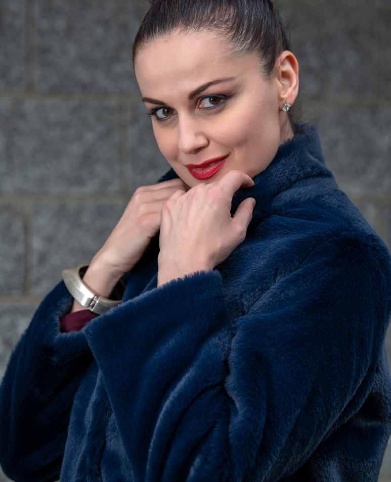 giacca blu Madame Claire