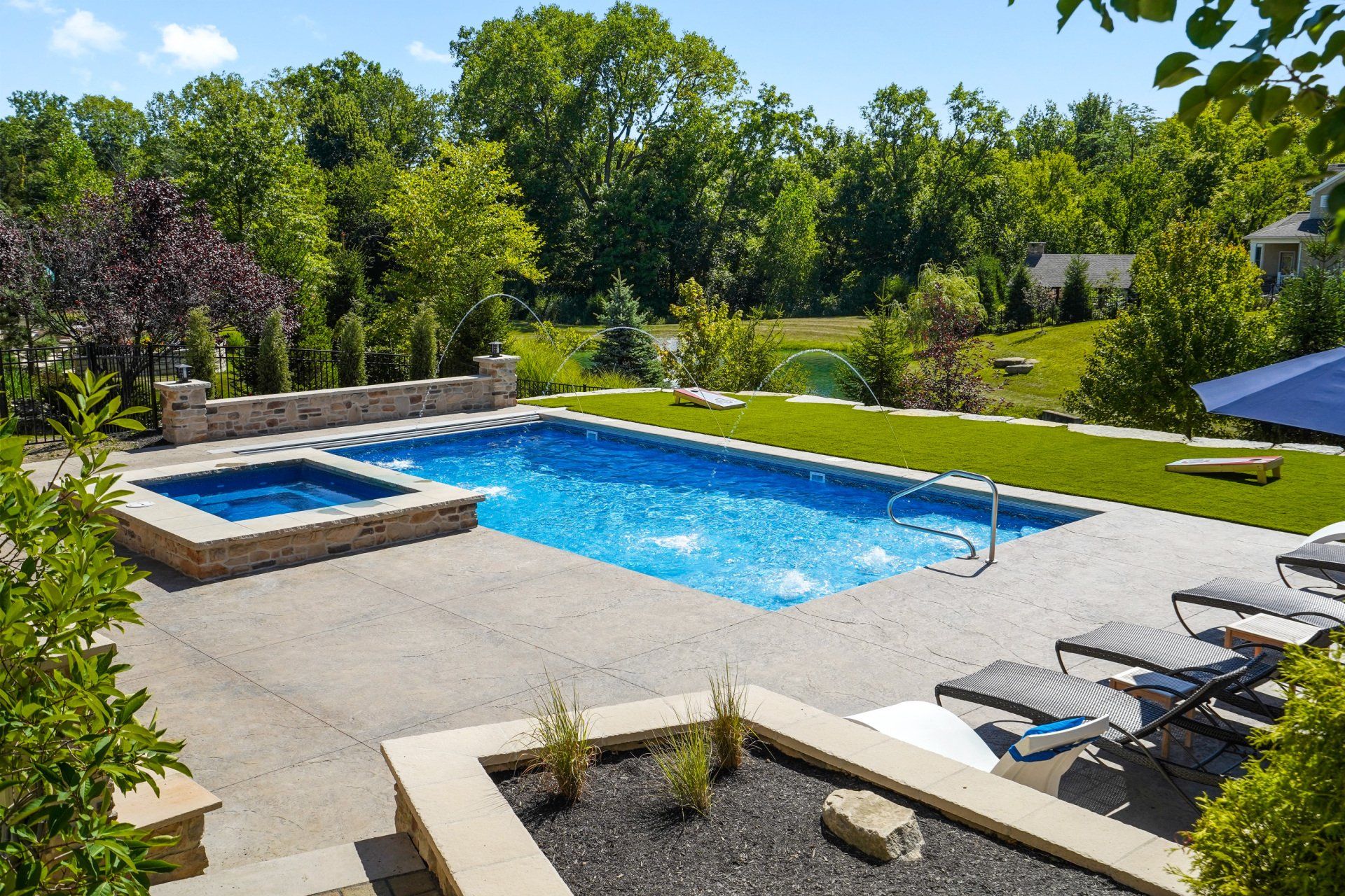 new pool construction Dublin Ohio