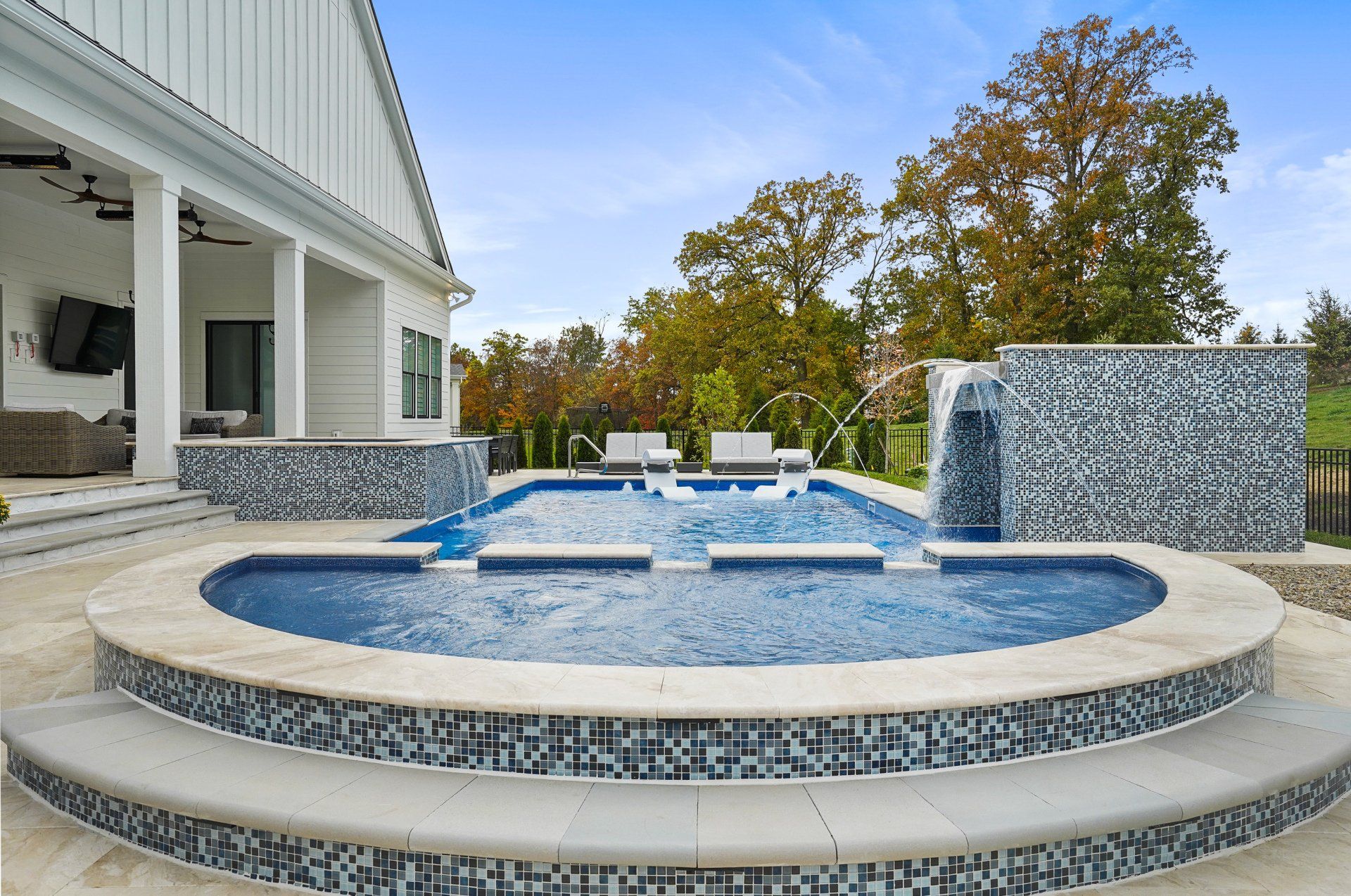 new pool construction Powell Ohio