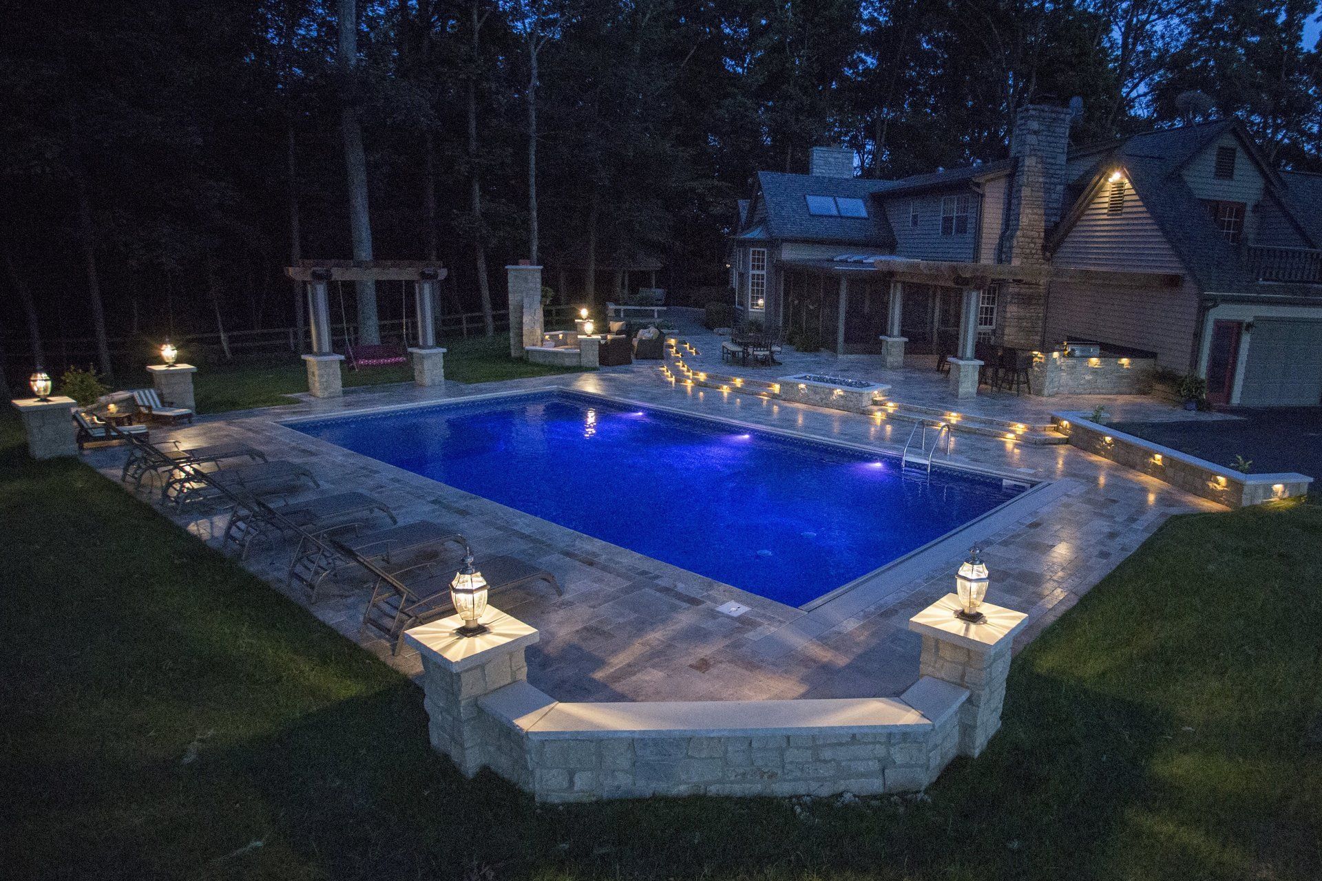 new pool construction Galena Ohio