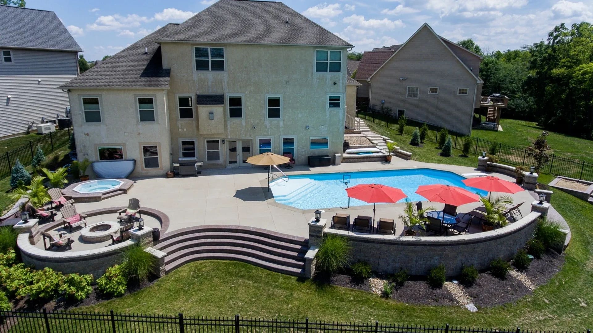new pool construction Lewis Center Ohio