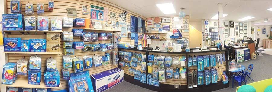 Retail Store Shelves — Pool Maintenance in Simsbury, CT Retail Store Shelves — Pool Maintenance in Simsbury, CT