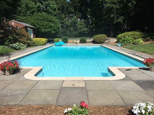 Residential Backyard Pool — Pool Maintenance in Simsbury, CT