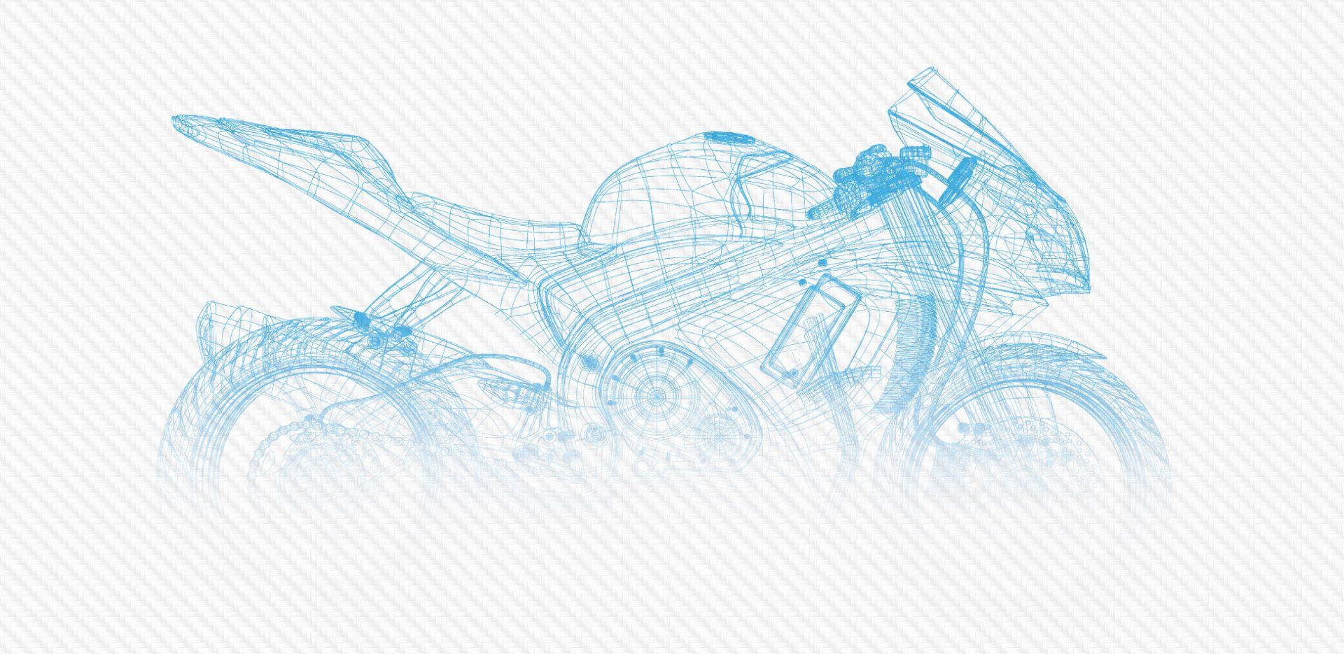 Disegno di una moto stilizzata