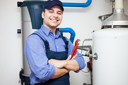 Plumbers Roxboro — Repairman Holding Adjustable Spanner in Roxboro, NC Plumbers Roxboro — Repairman Holding Adjustable Spanner in Roxboro, NC