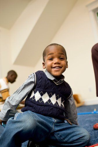 Boy in Playroom — Child Care in Victorville, CA