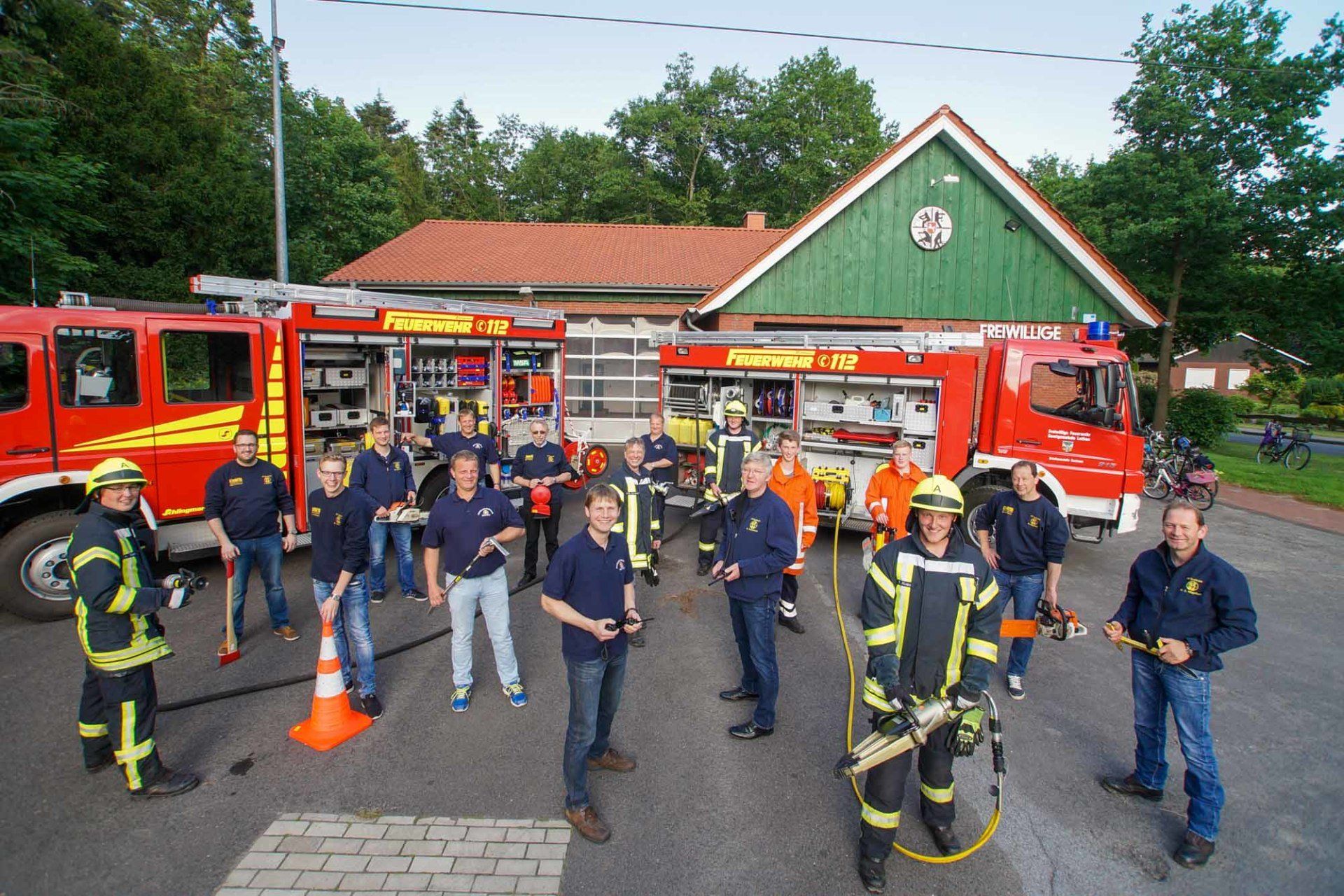 Team der Freiwilligen Feuerwehr Sustrum