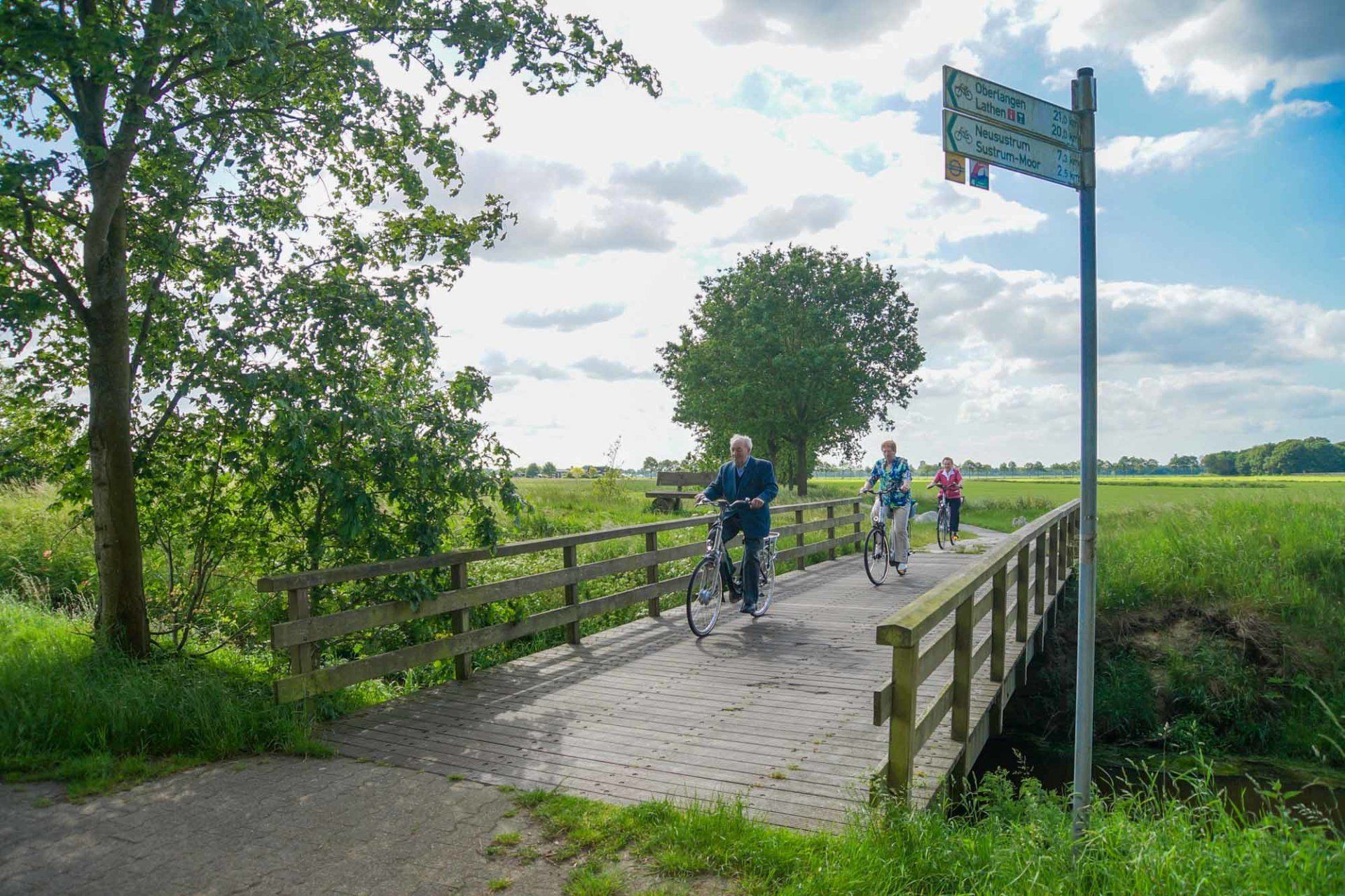 Fahrradstrecken in Sustrum-Moor