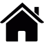 Black house icon.