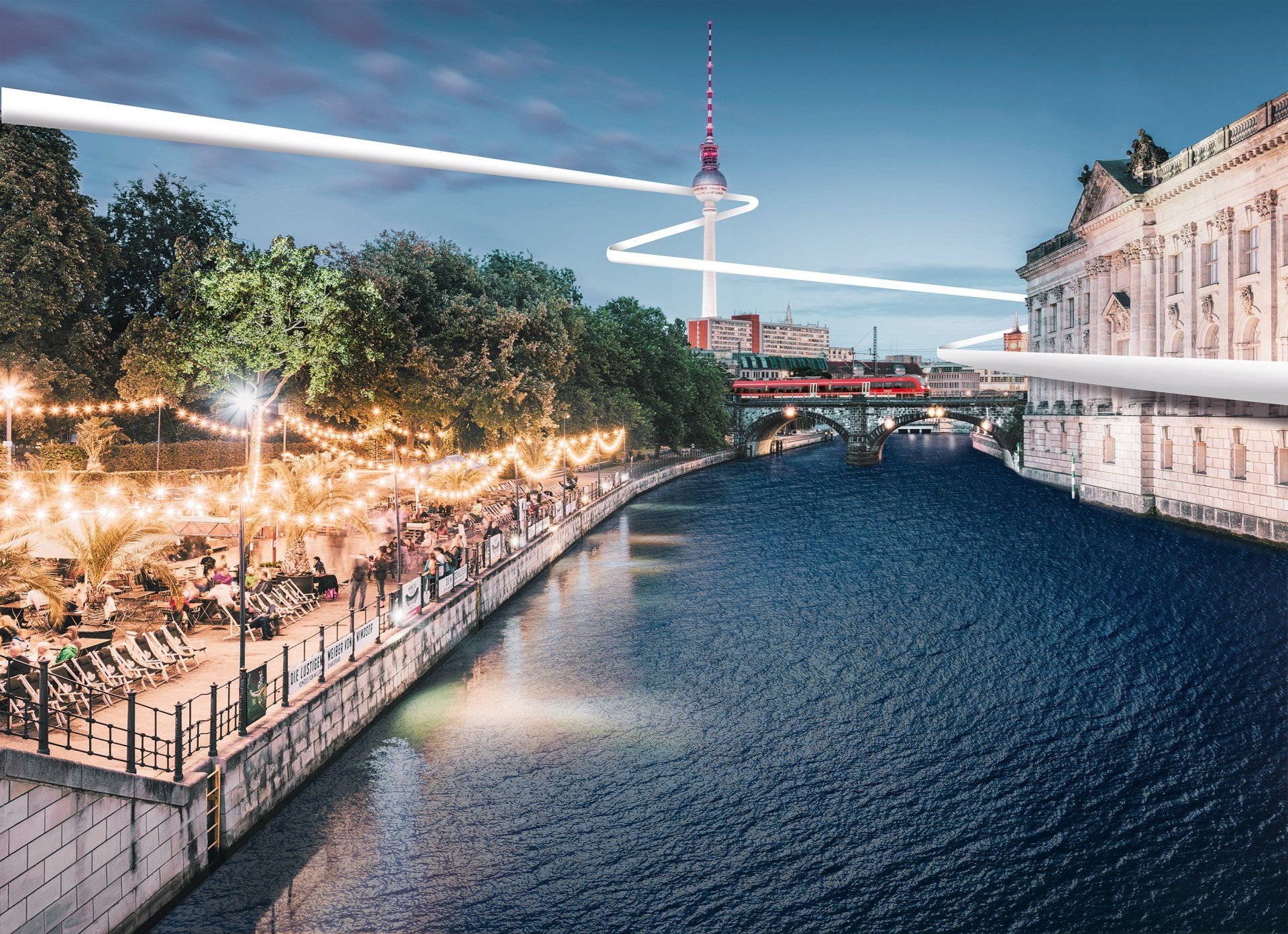 Bildmontage Berlinmotiv nachher