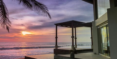 Sunset beach house