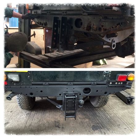 Replacement rear crossmember Replacement rear crossmember
