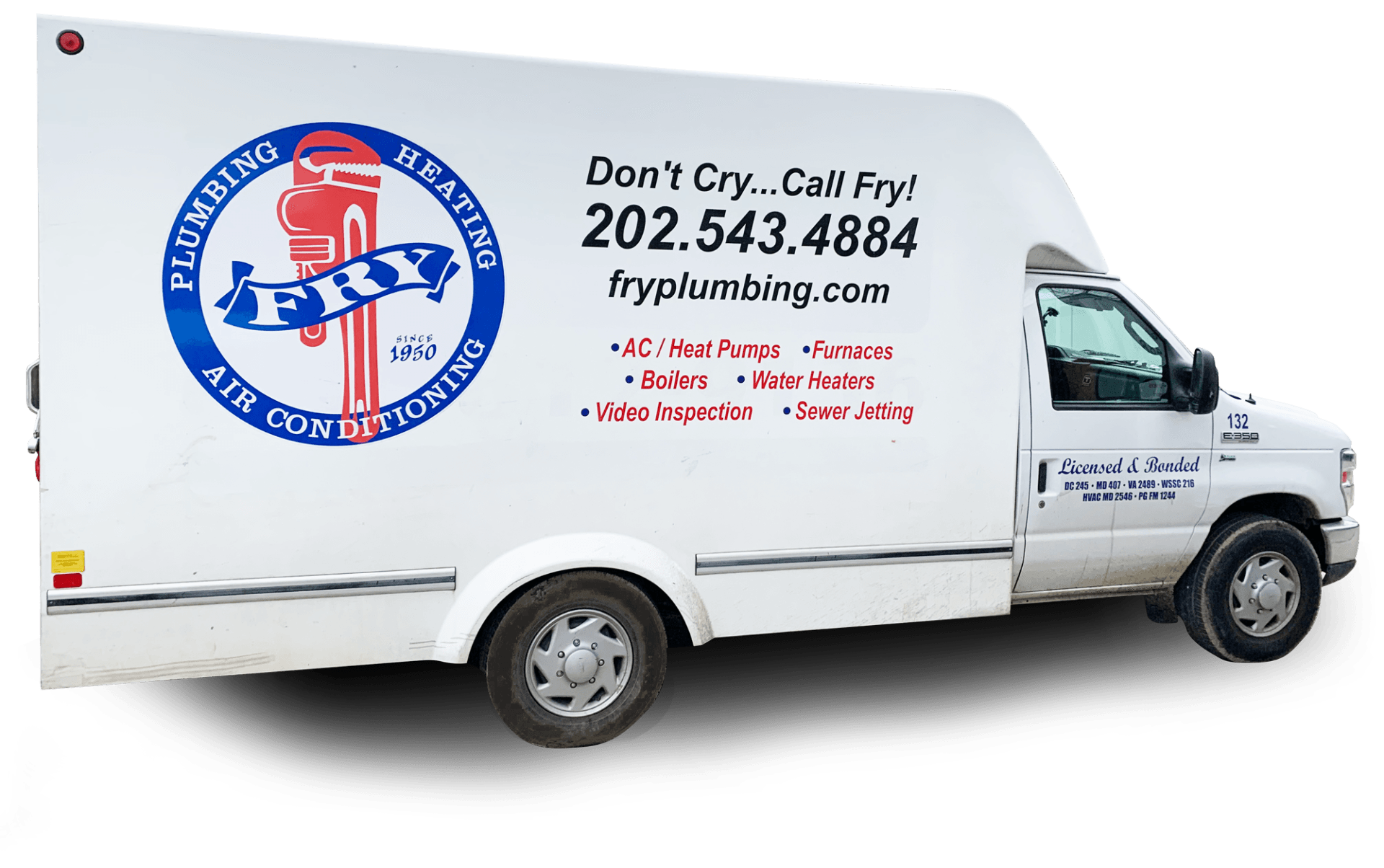 Fry Plumbing Truck