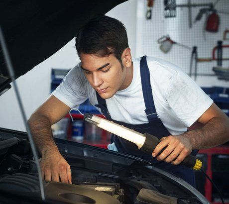MOT testing in progress