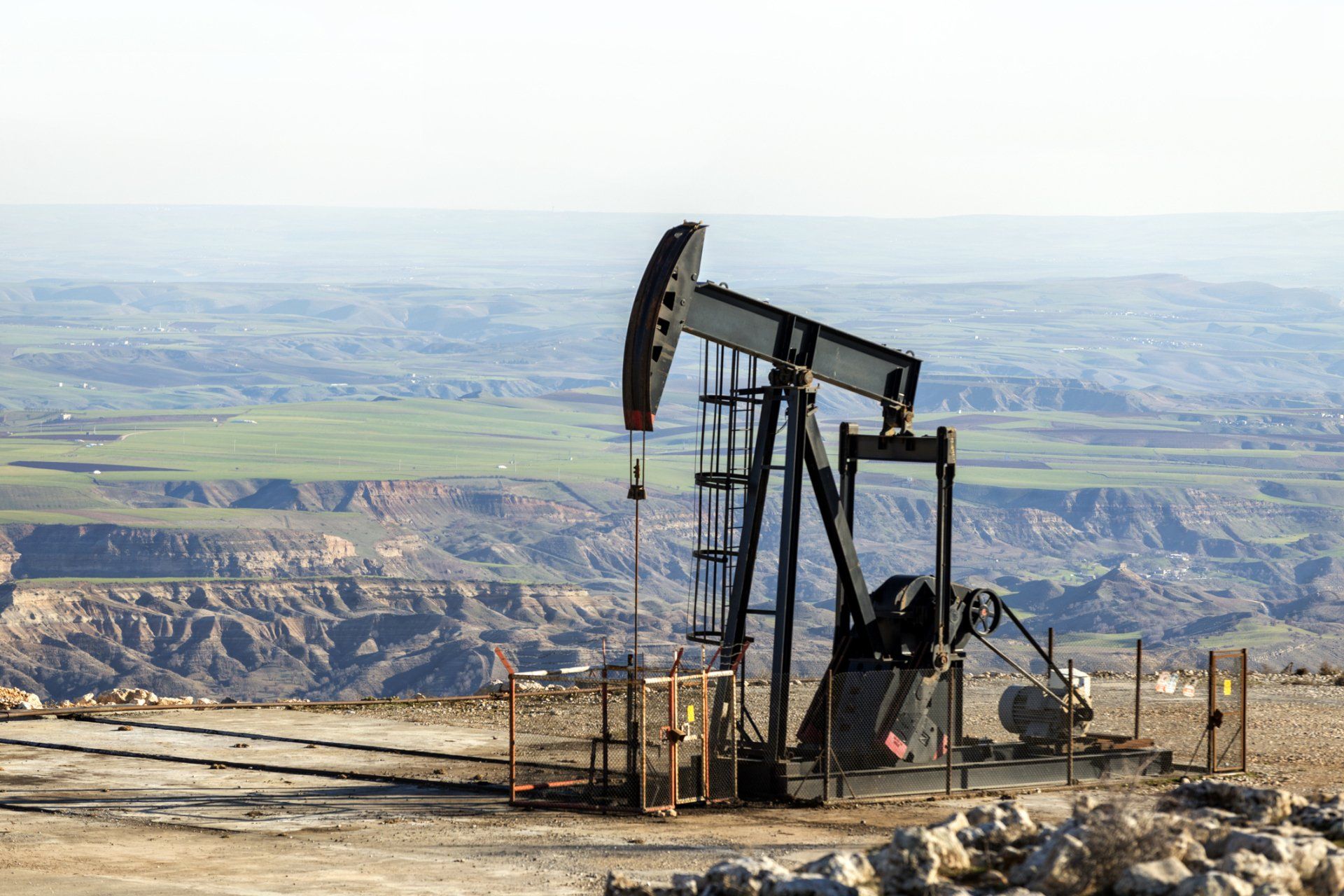 Pumpjack in the Oil Field — Zanesville, OH — Hamilton, Waltman, Obenour, Melsheimer & Assoc., LLC