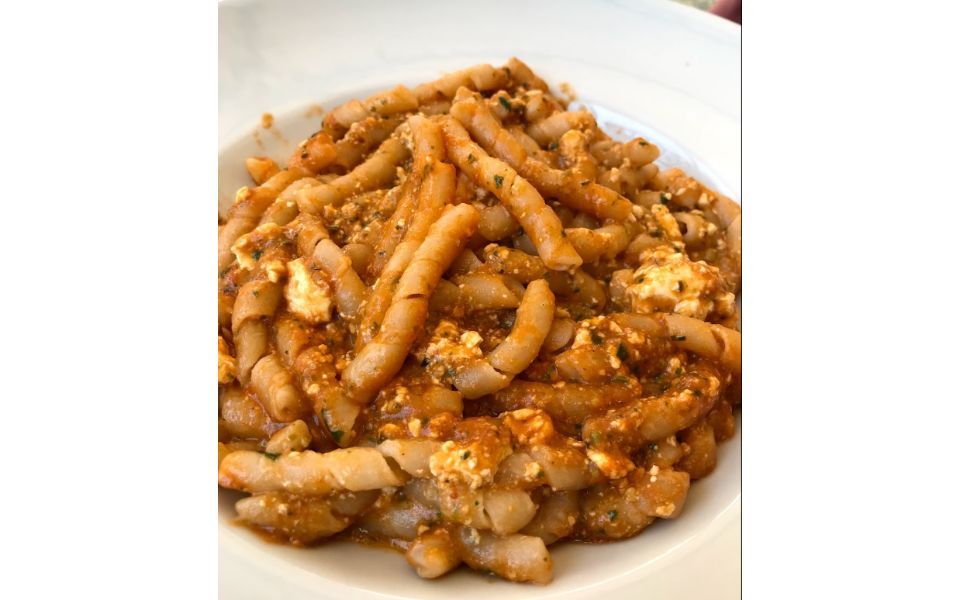 Piatto di pasta alla Francescana