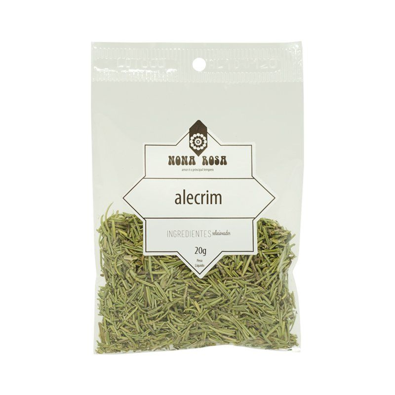 alecrim desidratado no pacote