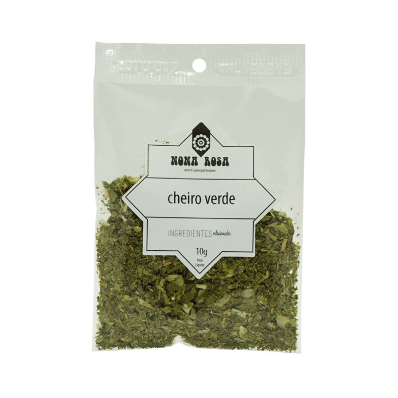 cheiro verde, mistura portuguesa de ervas com salsa e cebolinha no pacote
