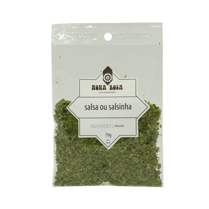 salsa desidratada no pacote
