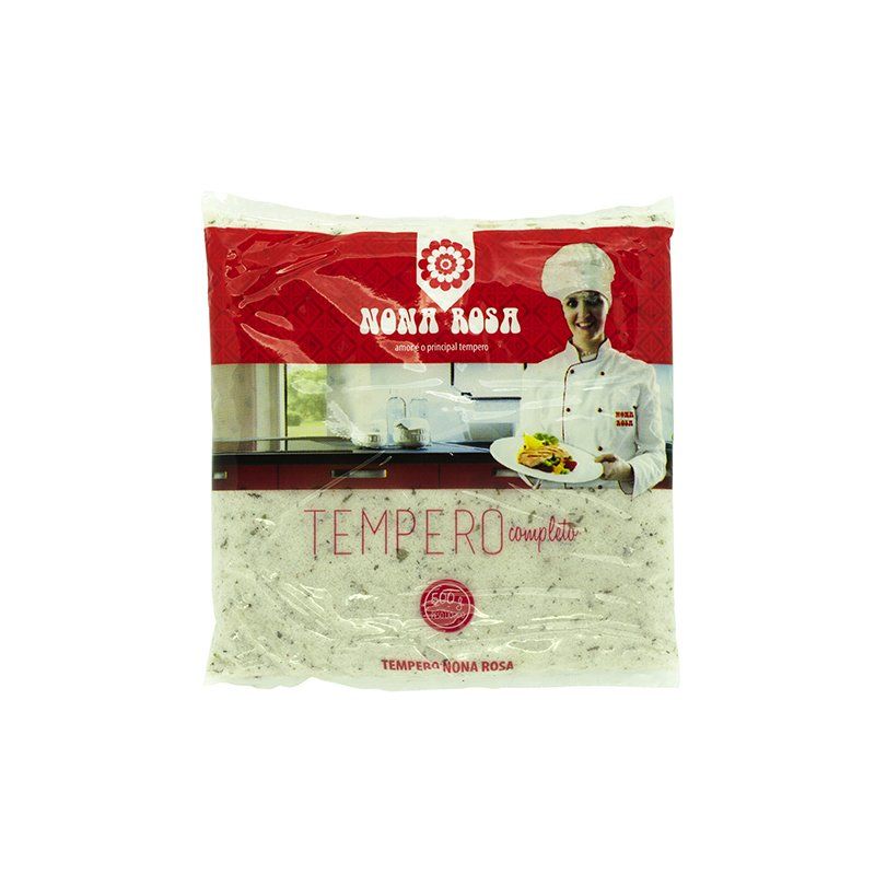 tempero completo a base de sal no pacote 500g