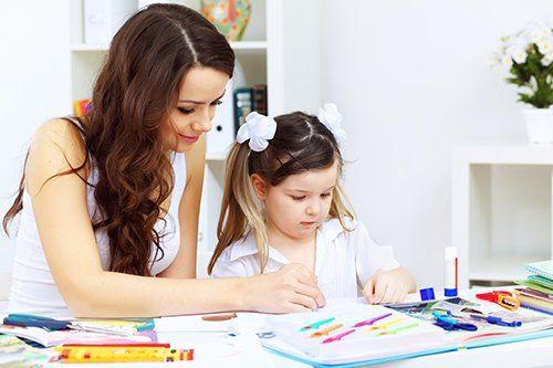 kid in a nursery class