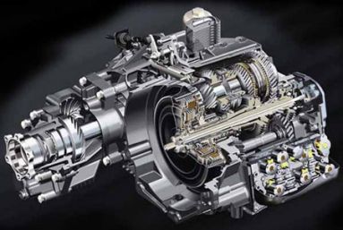 car engine cutaway