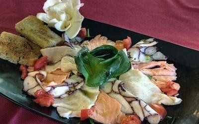 trittico di pesce marinato