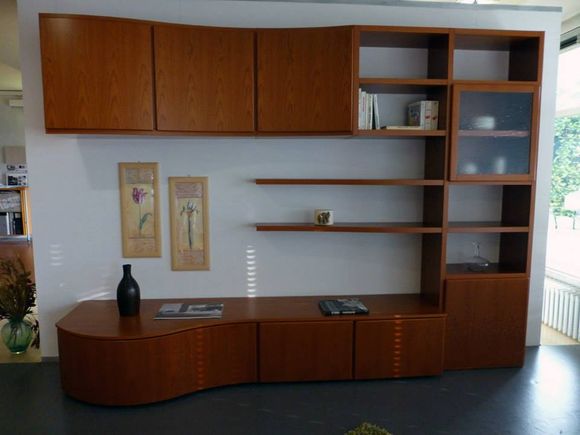 mobile per soggiorno in legno ciliegio
