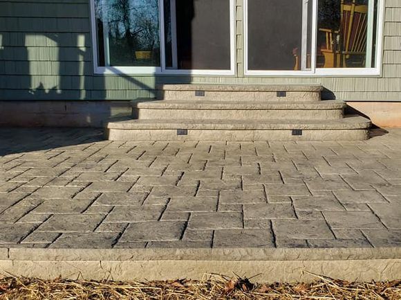 Outdoor Concrete Installation — Marietta, OH — Smith’s Stylecrete Outdoor Concrete Installation — Marietta, OH — Smith’s Stylecrete