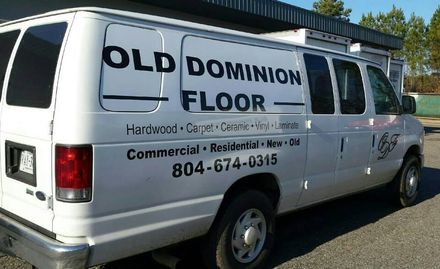 Flooring Company Vehicle — Richmond, VA — Old Dominion Floor Company Flooring Company Vehicle — Richmond, VA — Old Dominion Floor Company