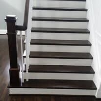 Stairs with Hardwood Flooring — Richmond, VA — Old Dominion Floor Company