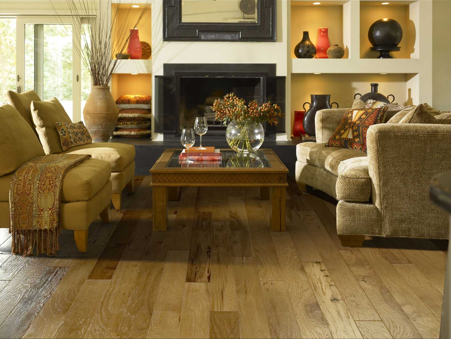 Relaxing and Modern Design of a Living Room — Richmond, VA — Old Dominion Floor Company
