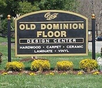 Flooring Store Entrance Banner — Richmond, VA — Old Dominion Floor Company