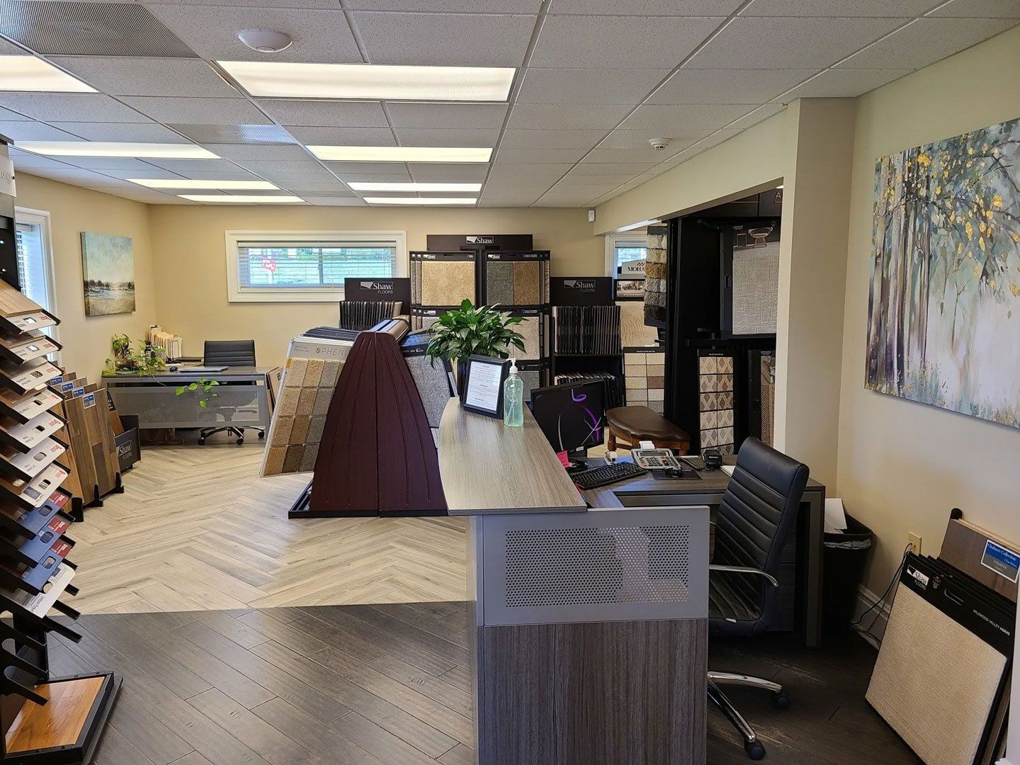 Showroom with Variety of Carpet Textures — Richmond, VA — Old Dominion Floor Company