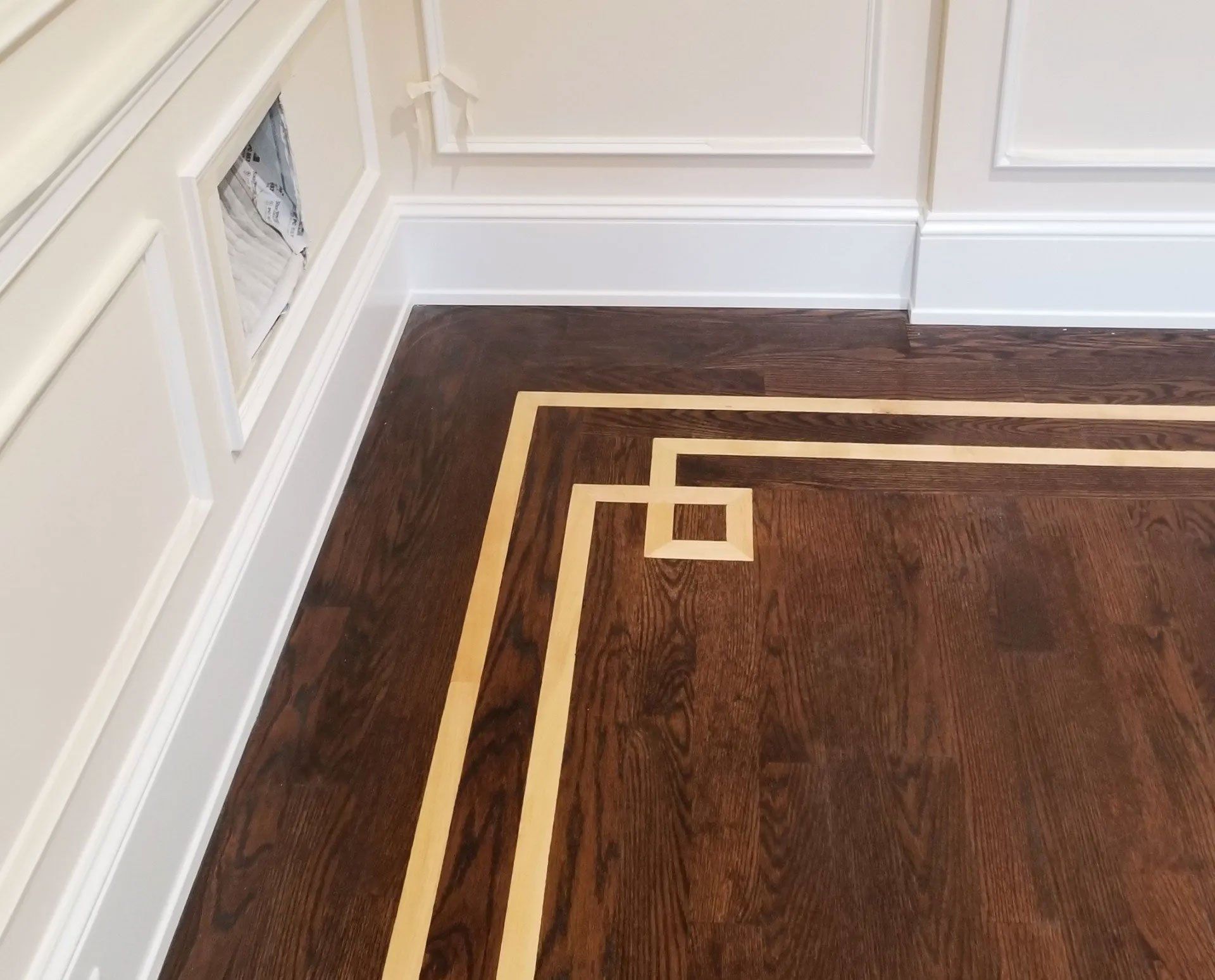 Creative Flooring Borders and Shapes — Richmond, VA — Old Dominion Floor Company